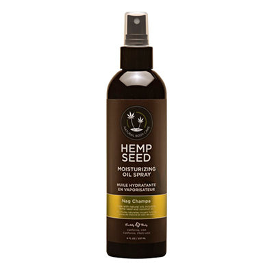 Best Therapeutic Earthly Body Hemp Seed Moisturizing Oil Spray Nag Champa Scent