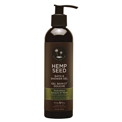 Best Therapeutic Earthly Body Hemp Seed Bath + Shower Gel Guavalava Scent