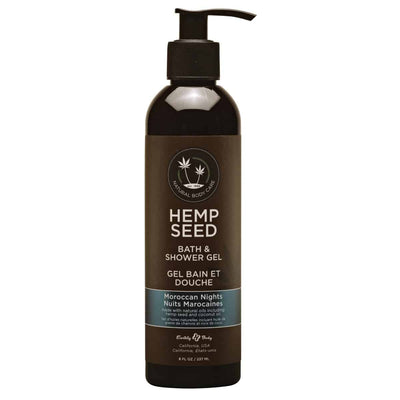 Best Therapeutic Earthly Body Hemp Seed Bath + Shower Gel Moroccan Nights Scent