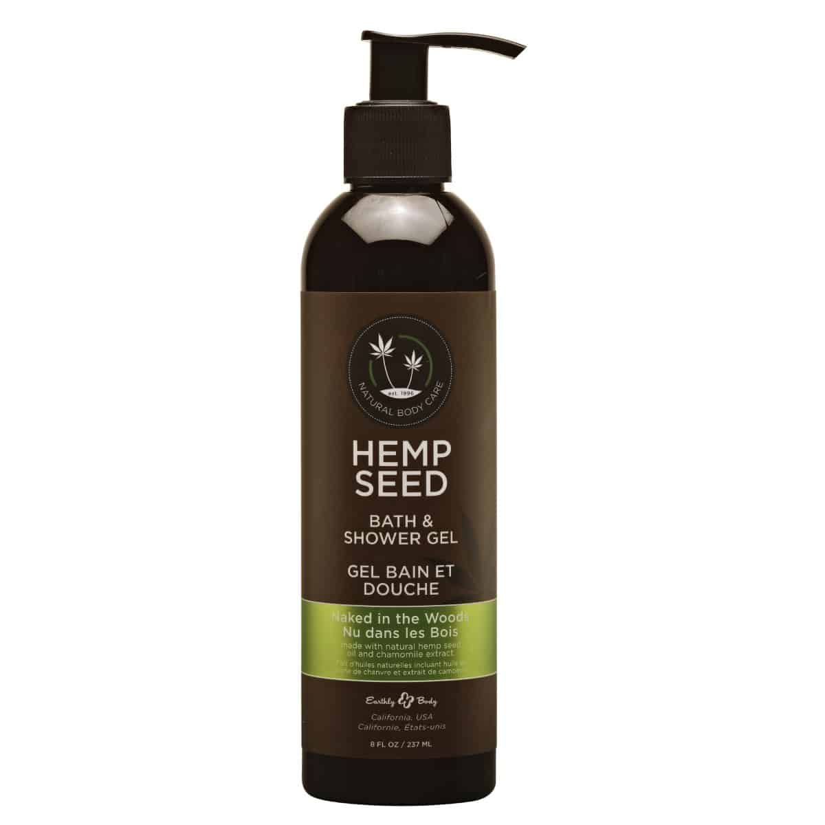 Best Therapeutic Earthly Body Hemp Seed Bath + Shower Gel Naked in the Woods