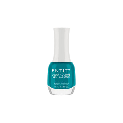 Professional manicure Entity Wardrobe Wows Teal Crème Gel-Lacquer