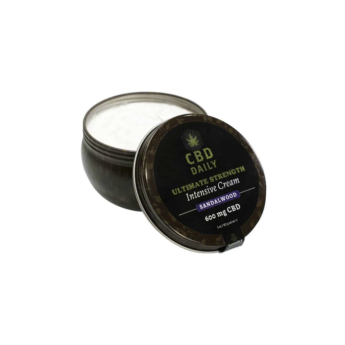 Best Therapeutic CBD Daily Ultimate Strength Intensive Cream Sandalwood