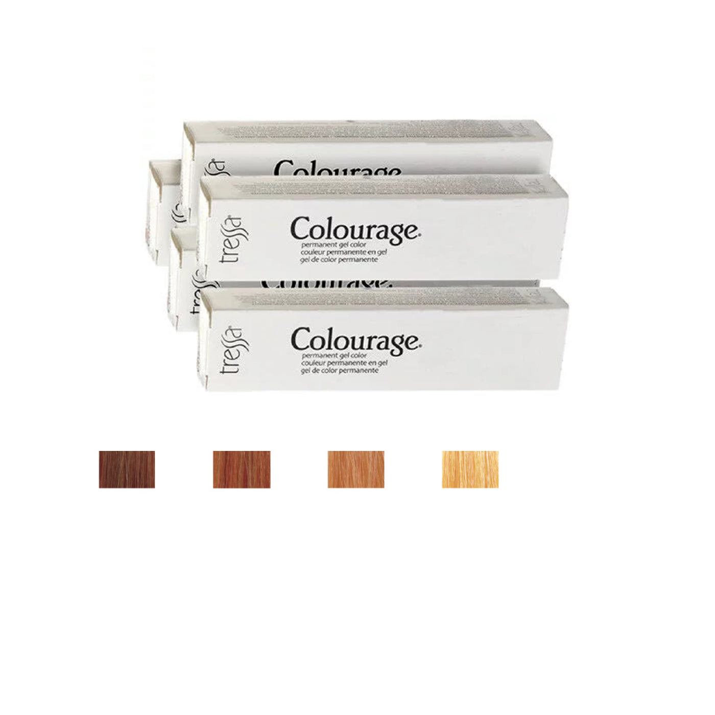 Best Professional Tressa Colourage Gel Color Copper Gold