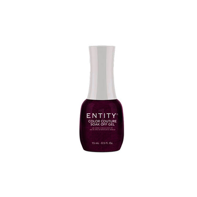 Professional manicure Entity She Wears The Pants - Dark Burgundy Crème Eocc Soak Off Gel Polish