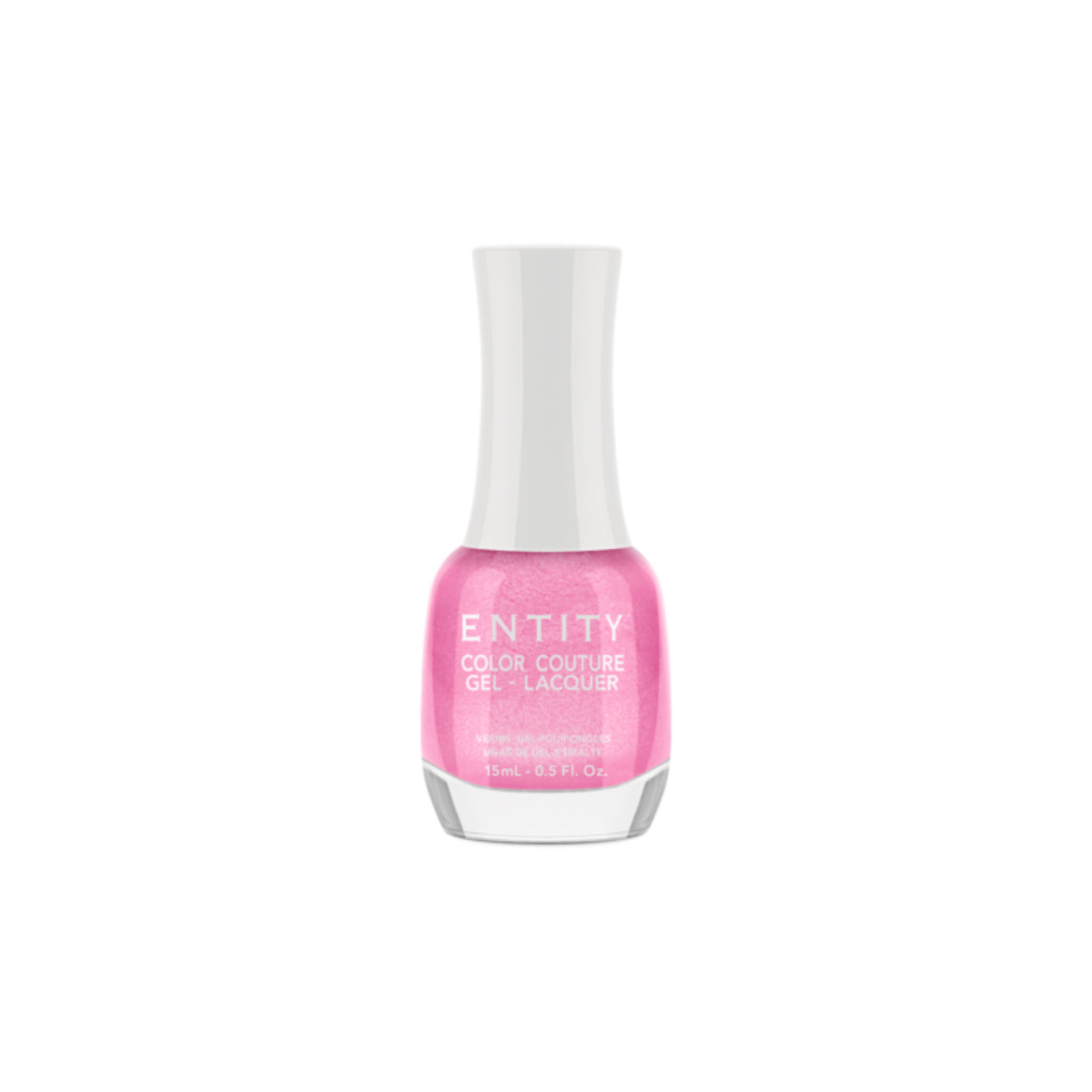 Professional manicure Entity Ruching Pink  Pink Shimmer- Gel-Lacquer