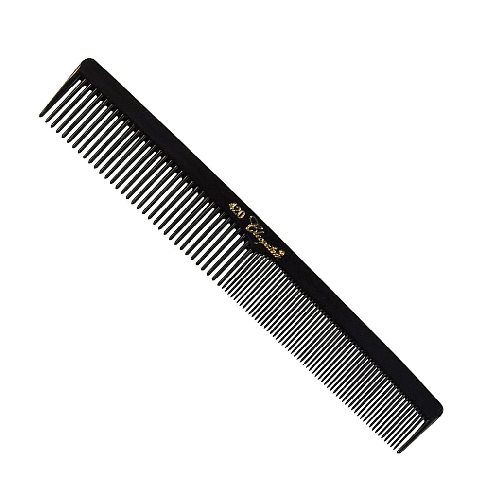 Krest - 7” Finger Wave Black Comb