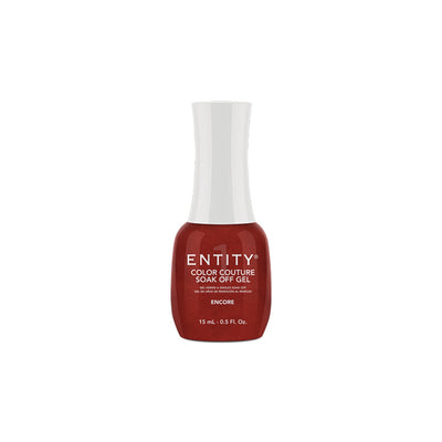 Professional manicure Entity All Made Up Red Glitter Lacquer Eocc Soak Off Gel Polish