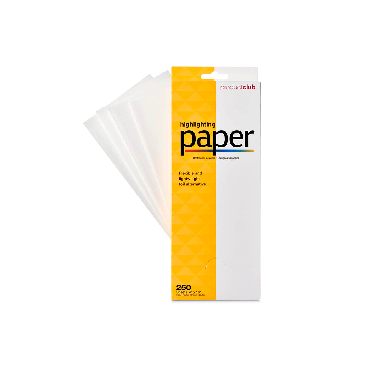 Salon Pofessional Product Club 250 ct. Highlighting Paper: 4" x 10"