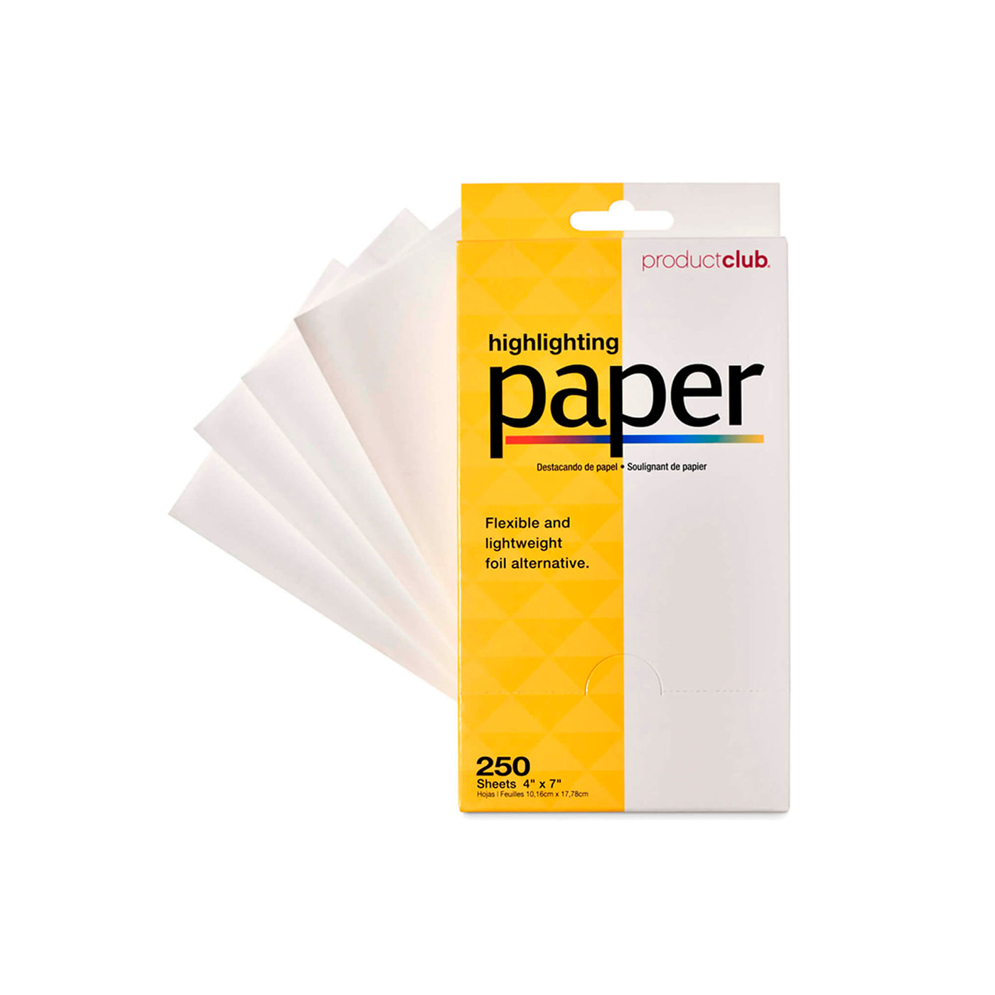 Salon Pofessional Product Club 250 ct. Highlighting Paper: 4" x 7