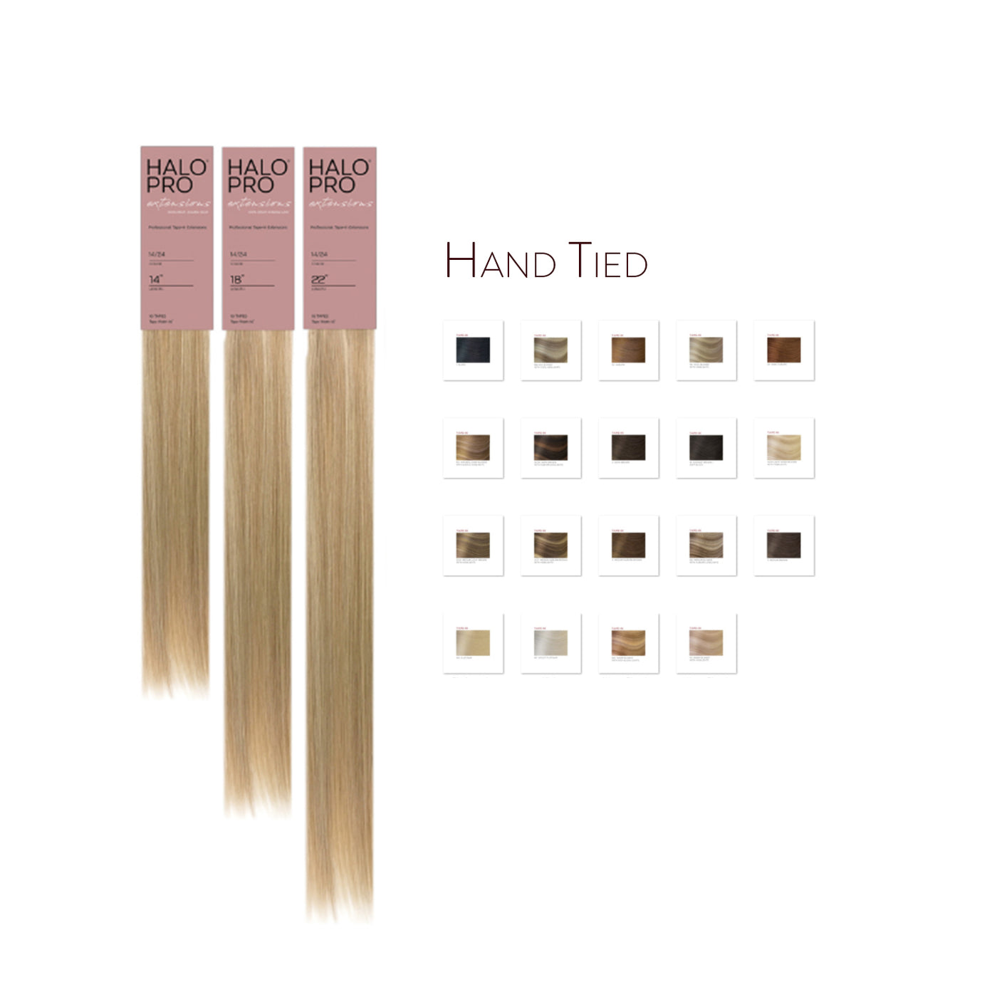 Professional extensions Halo Pro Hand Tied