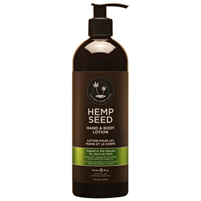 Therapeutic Best Earthly Body  Hemp Seed Hand & Body Lotion Naked in the woods