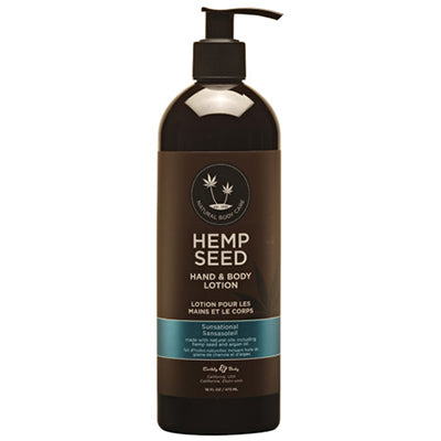 Best Therapeutic Earthly Body Hemp Seed Hand & Body Lotion Sunsational Scent