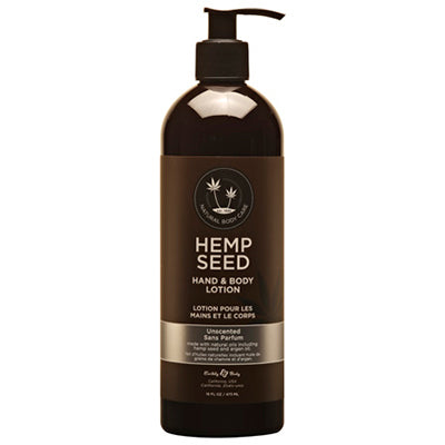 Therapeutic Best Earthly Body Hemp Seed Hand & Body Lotion (Unscented)