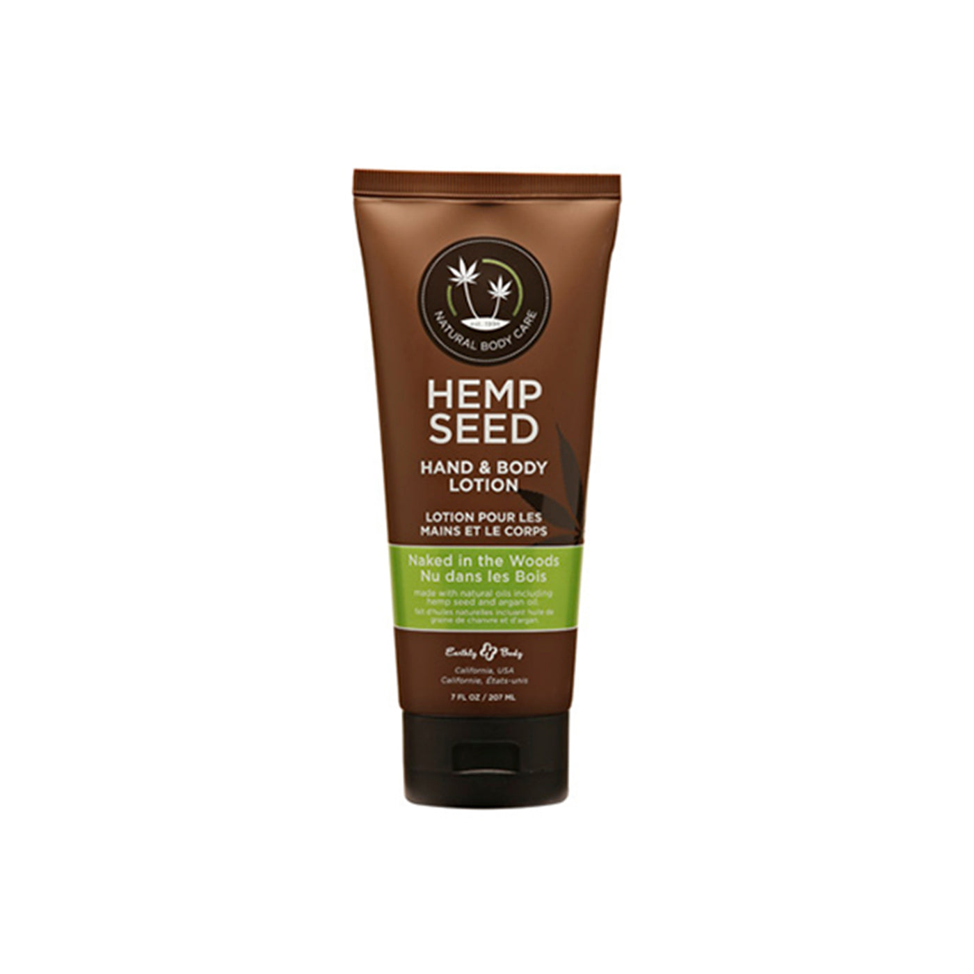 Therapeutic Best Earthly Body  Hemp Seed Hand & Body Lotion Naked in the woods