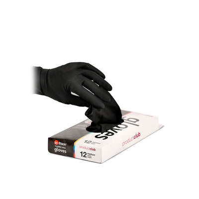 Salon Pofessional Product Club 12 ct. jetBlack® Latex Reusable Gloves