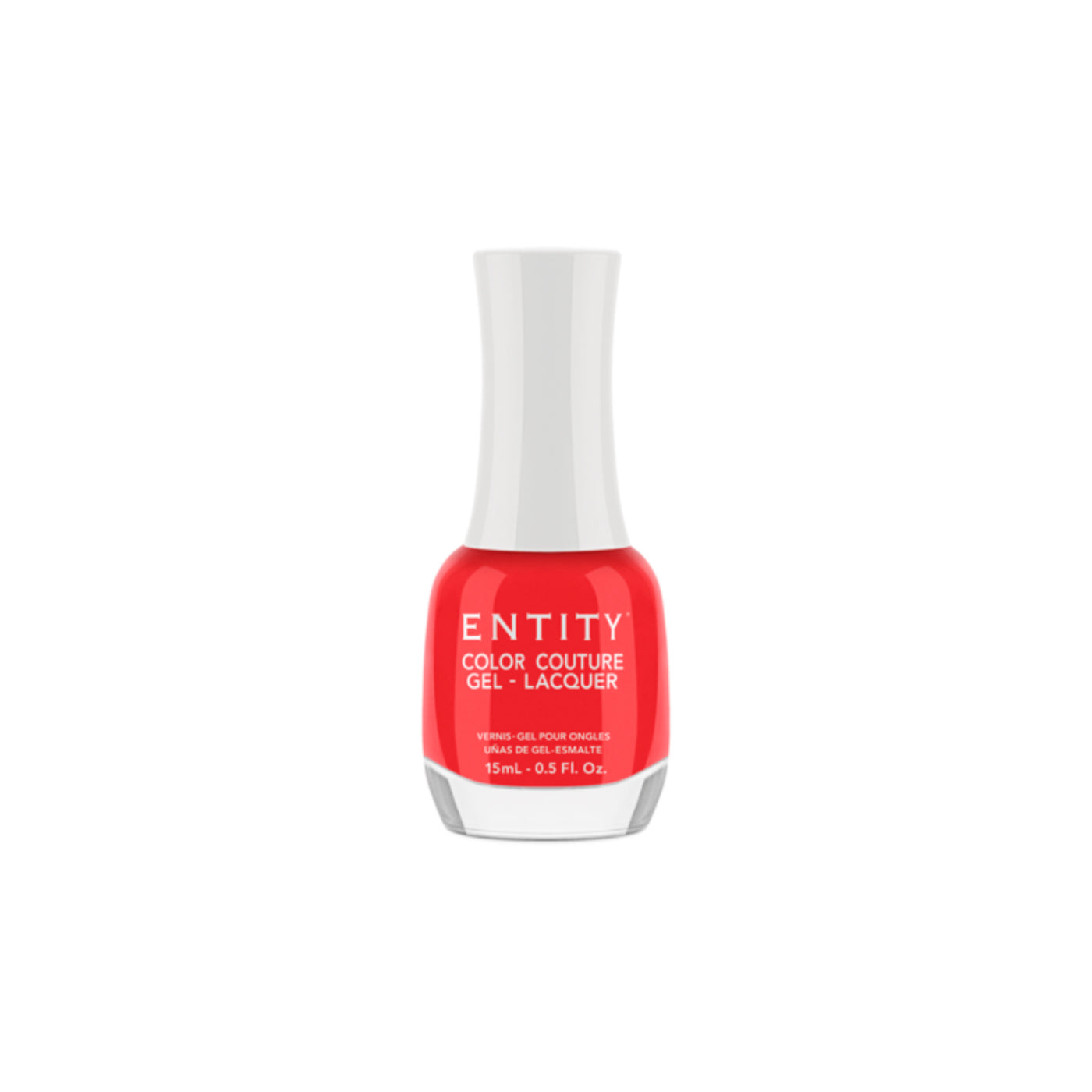 Professional manicure Entity Mad For Plaid Orange Red Crème  Gel-Lacquer