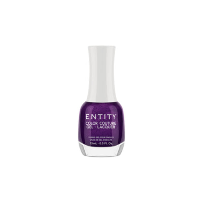 Professional manicure Entity Cold Hands, Warm Heart Deep Purple Shimmer Gel-Lacquer