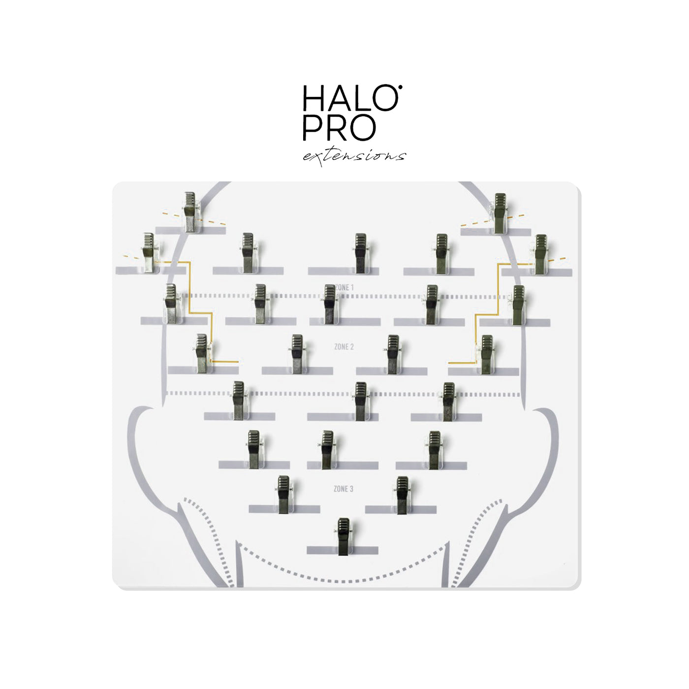 HALO Pro Salon Laminated Placement Sheet