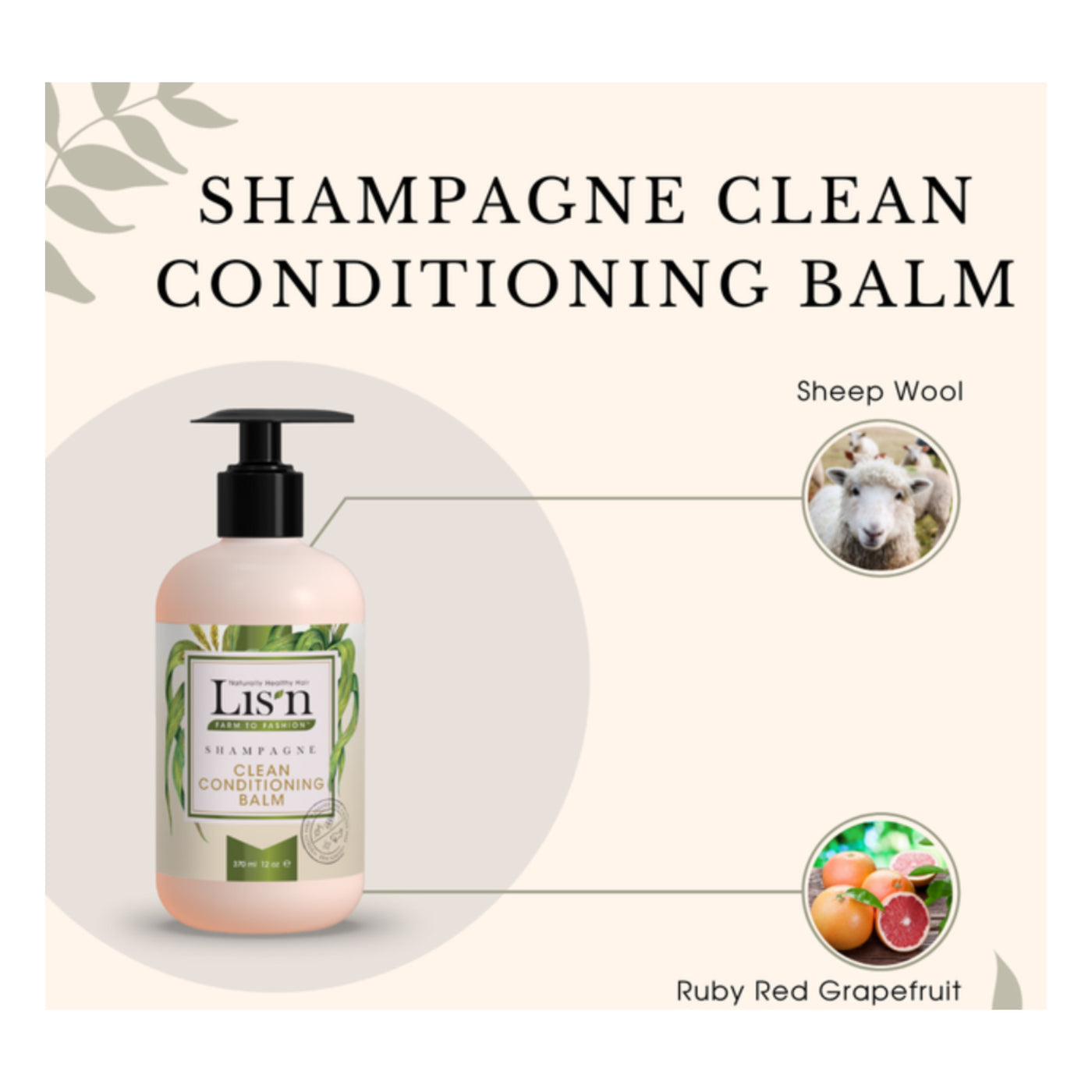 Best Lis´N Shampagne Conditioning Balm