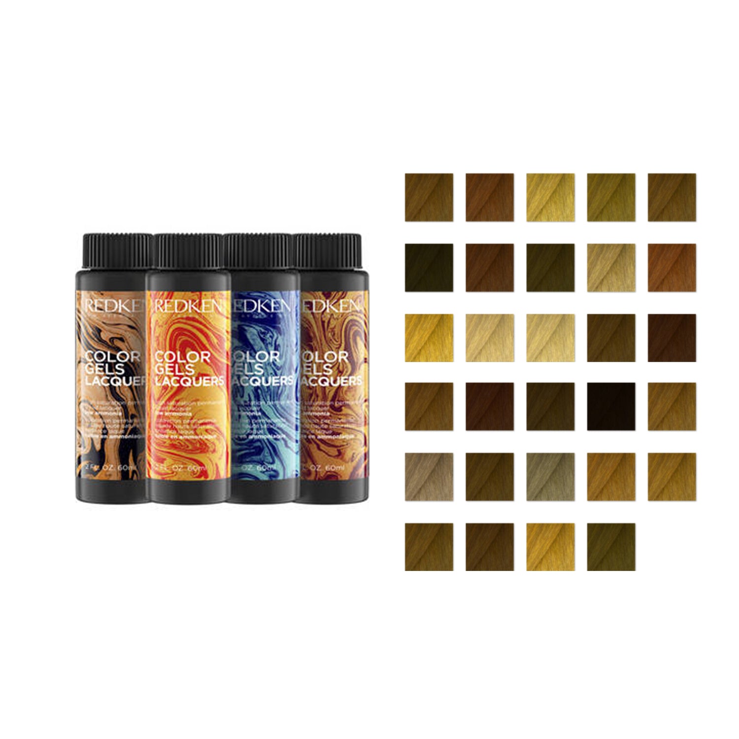 Redken - Color Gels Lacquers Permanent Liquid Color WARM NATURAL ...