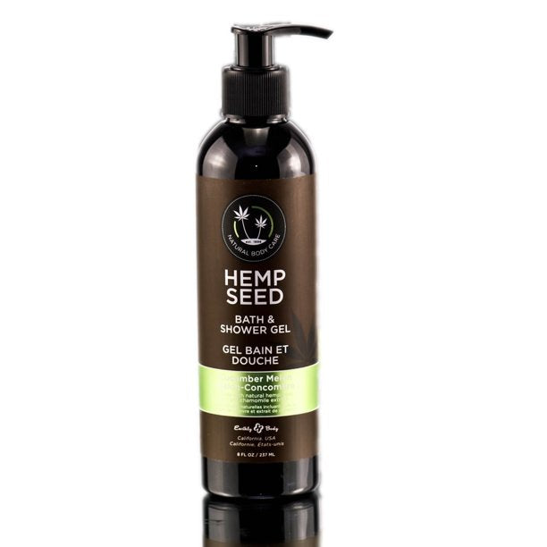 Best Therapeutic Earthly Body Hemp Seed Bath + Shower Gel Cucumber Melon Scent