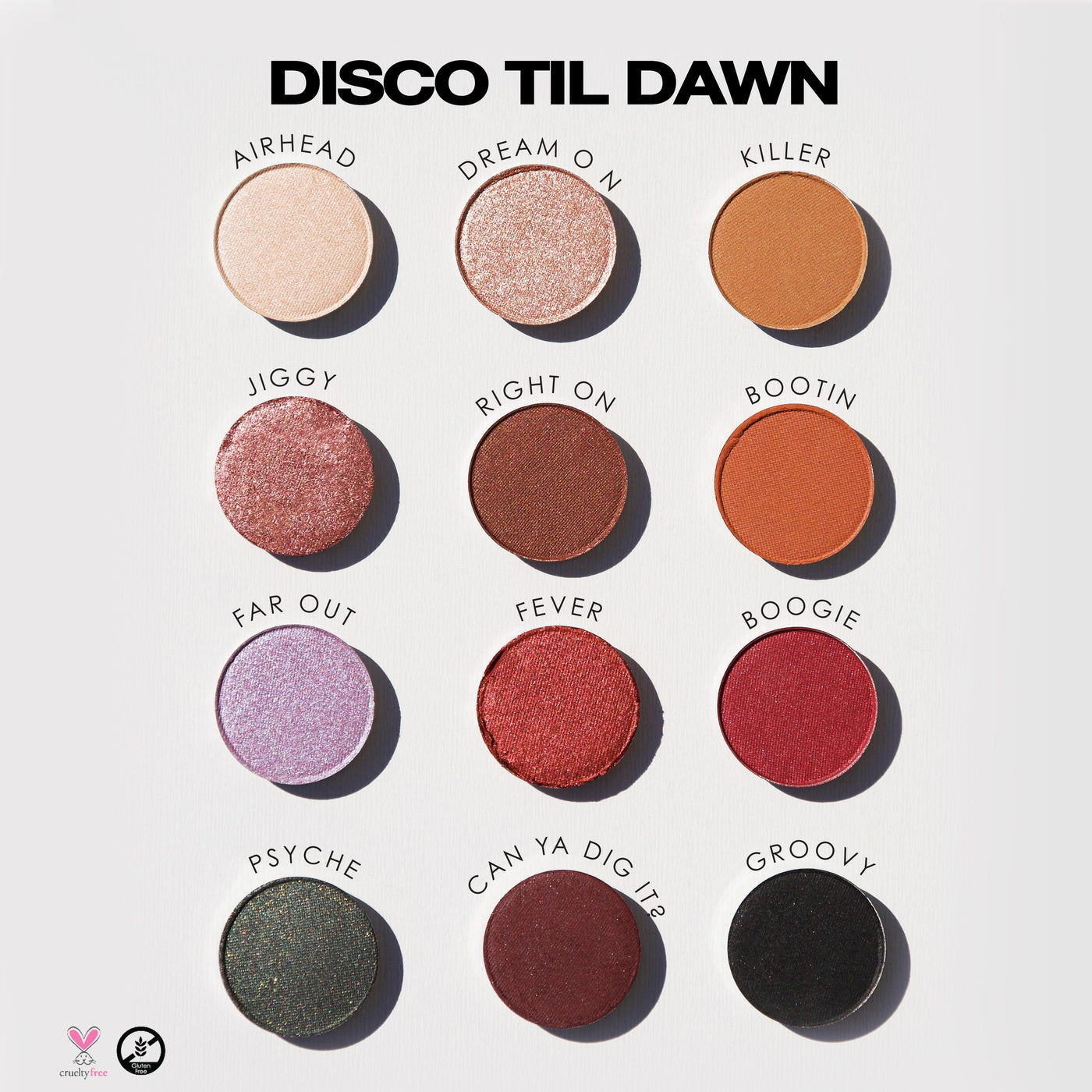 Bodyography Disco 'Til Dawn Palette