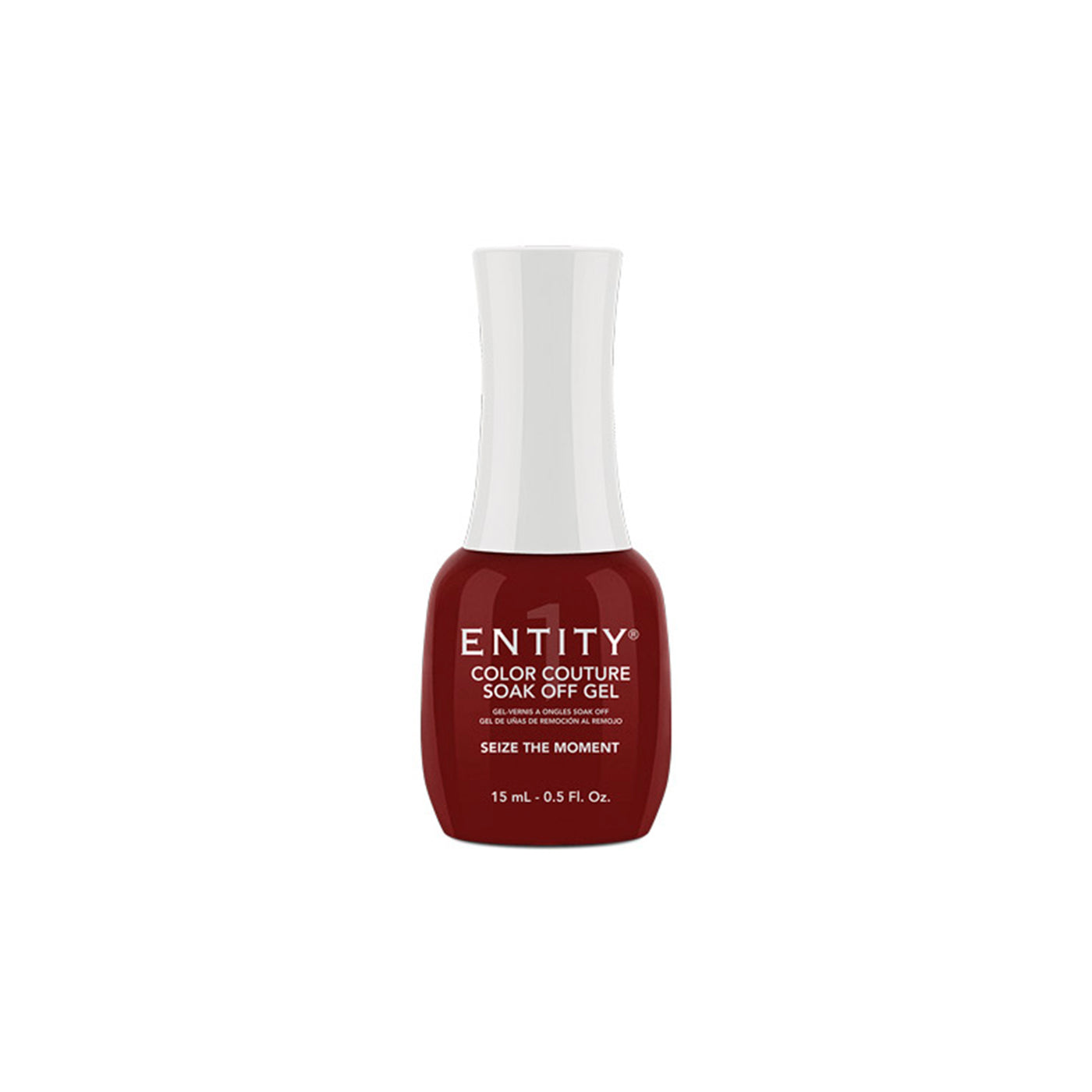 Professional manicure Entity  Seize The Moment Dark Plum Crème  Eocc Soak Off Gel Polish