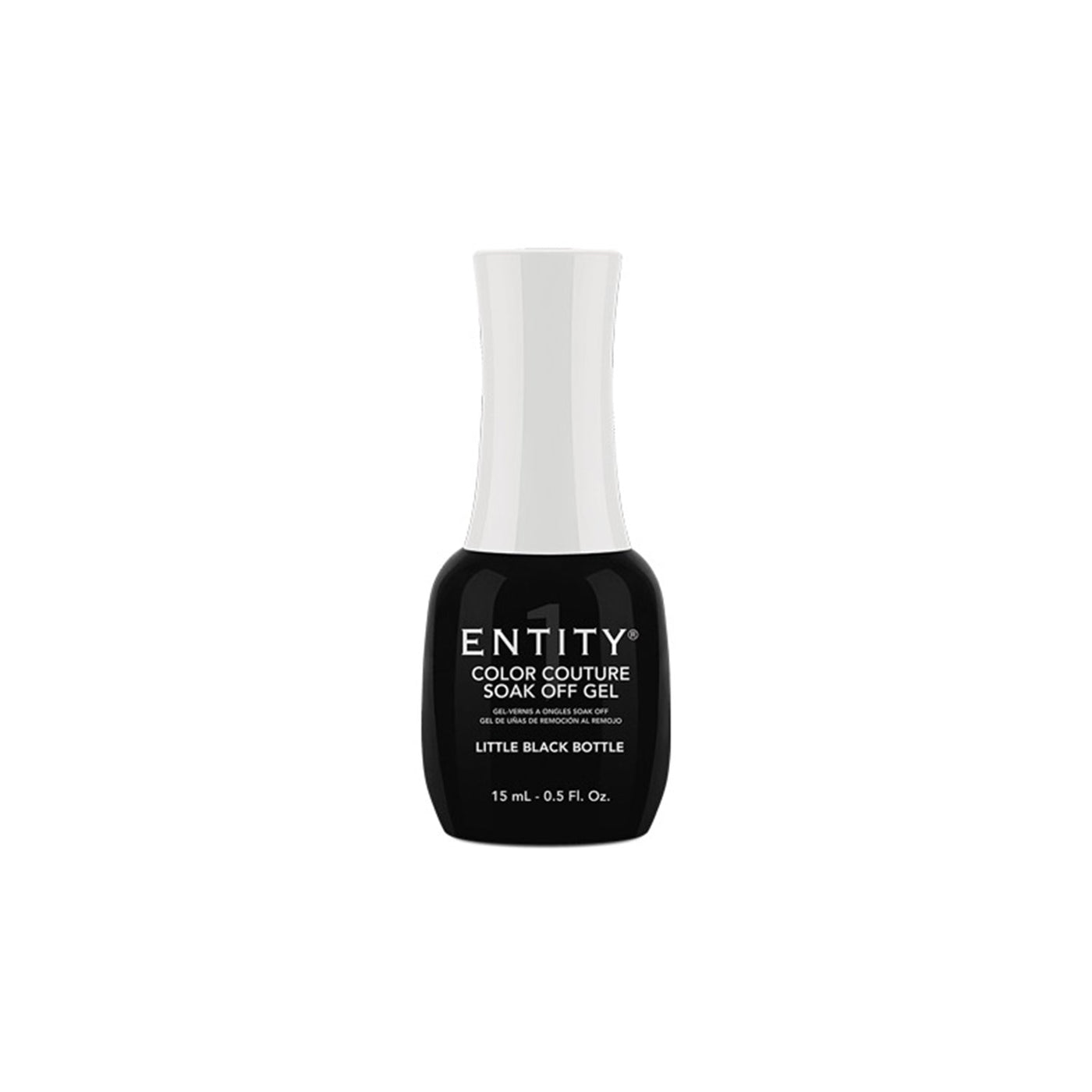 Professional manicure Entity  Little Black Bottle Black Crème Eocc Soak Off Gel Polish