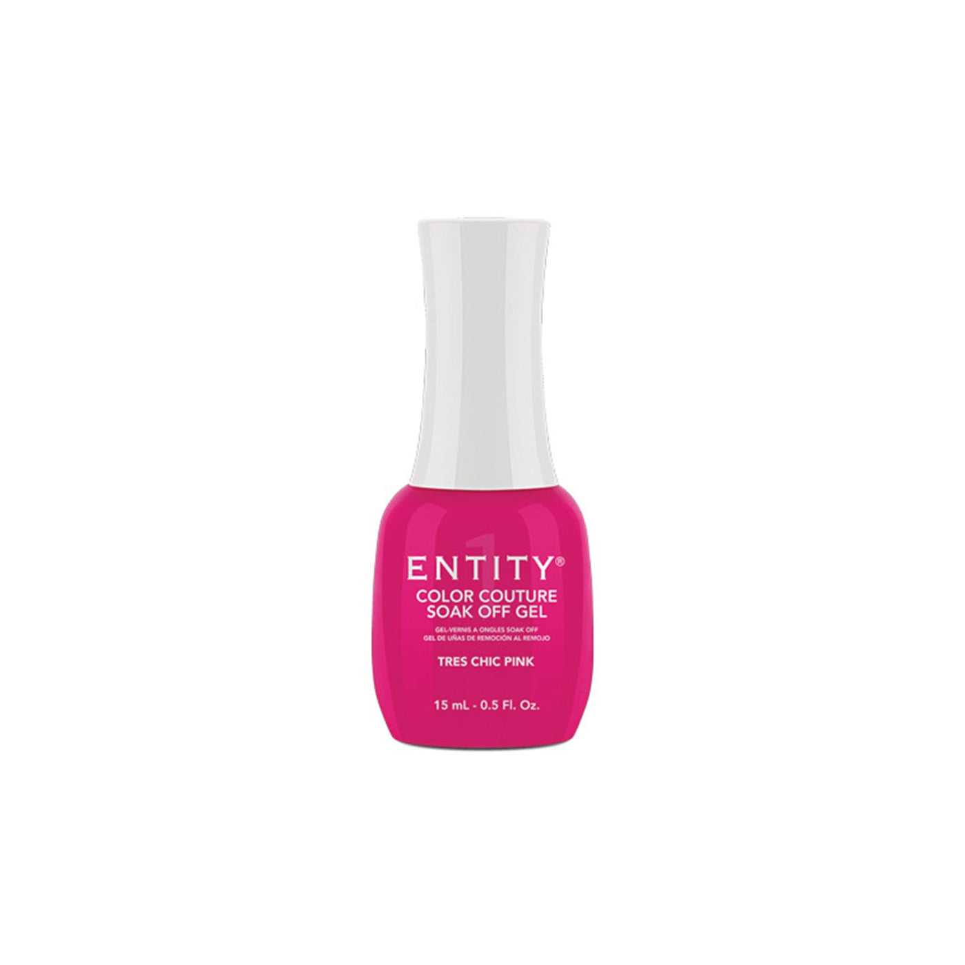 Professional manicure Entity Tres Chic Pink - Raspberry Pink Crème Eocc Soak Off Gel Polish