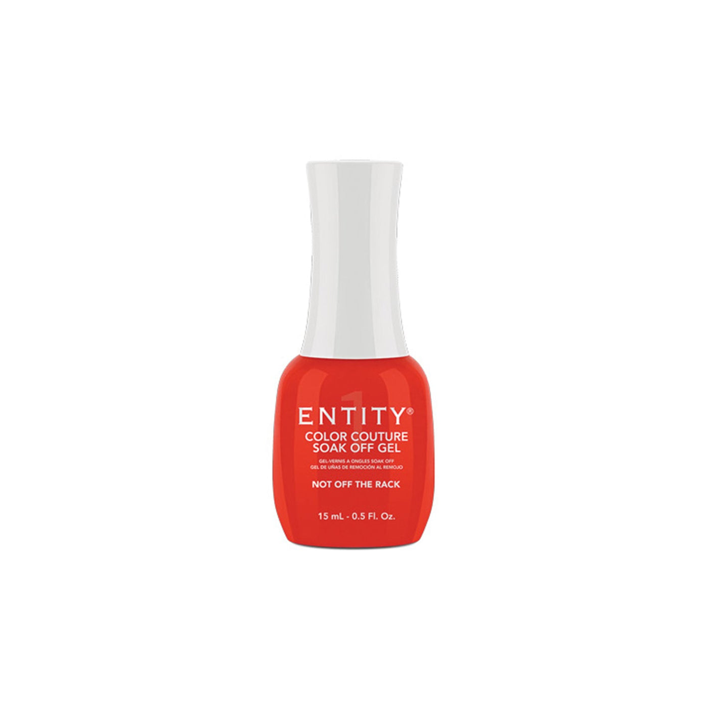 Professional manicure Entity Not Off The Rack - Deep Coral Crème Eocc Soak Off Gel Polish