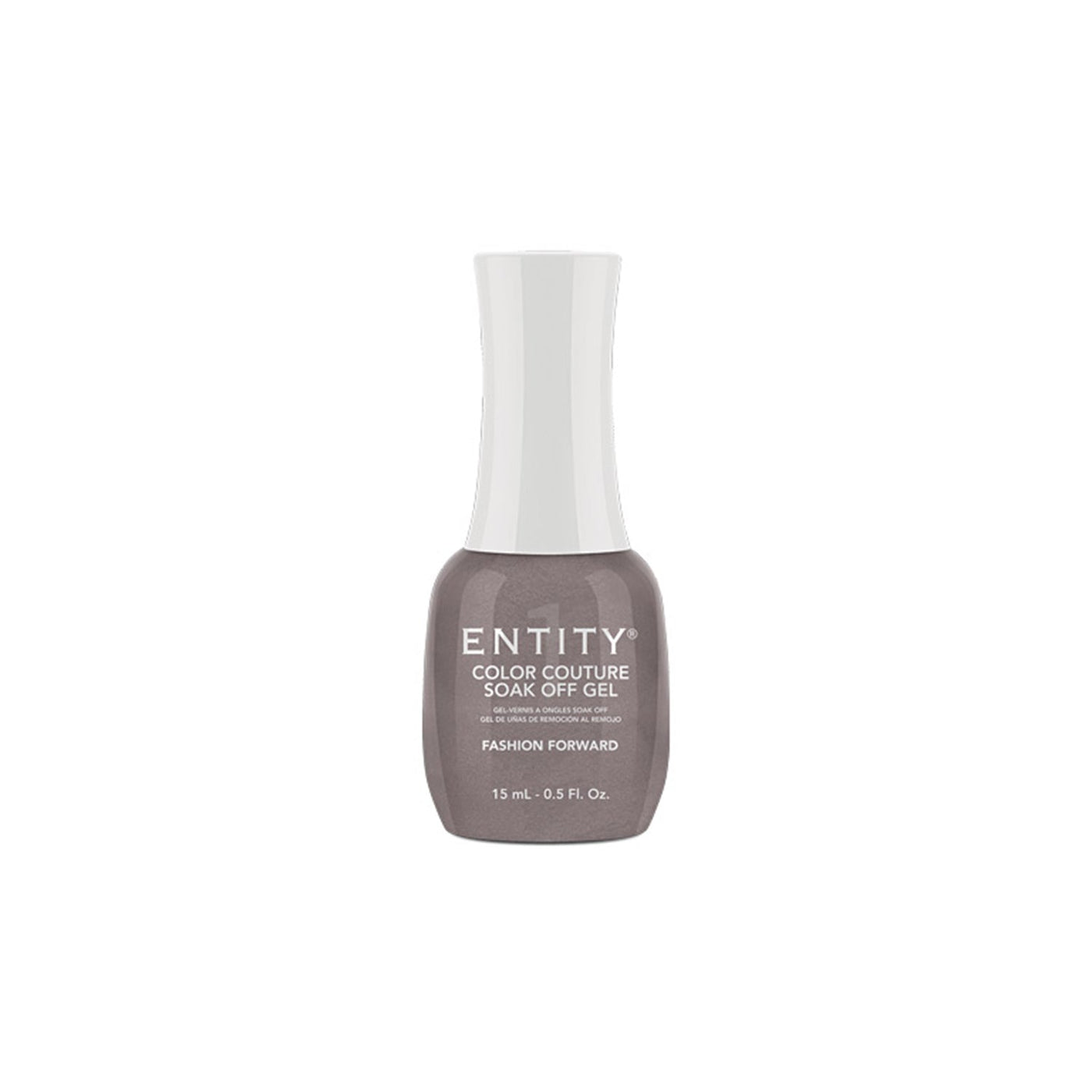 Professional manicure Encore Fashion Forward Grey Shimmer Eocc Soak Off Gel Polish