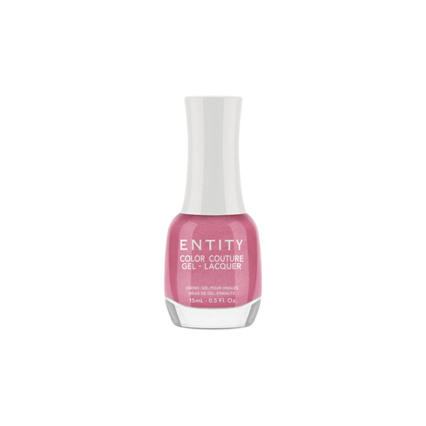 Professional manicure Entity Modelesque Medium Pink Shimmer Gel-Lacquer