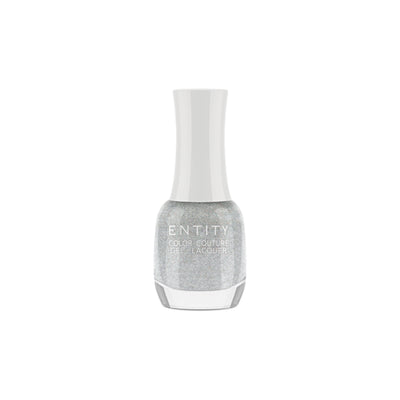 Professional manicure Entity Holo-Glam It Up - Fine Silver Holographic Glitter Gel-Lacquer