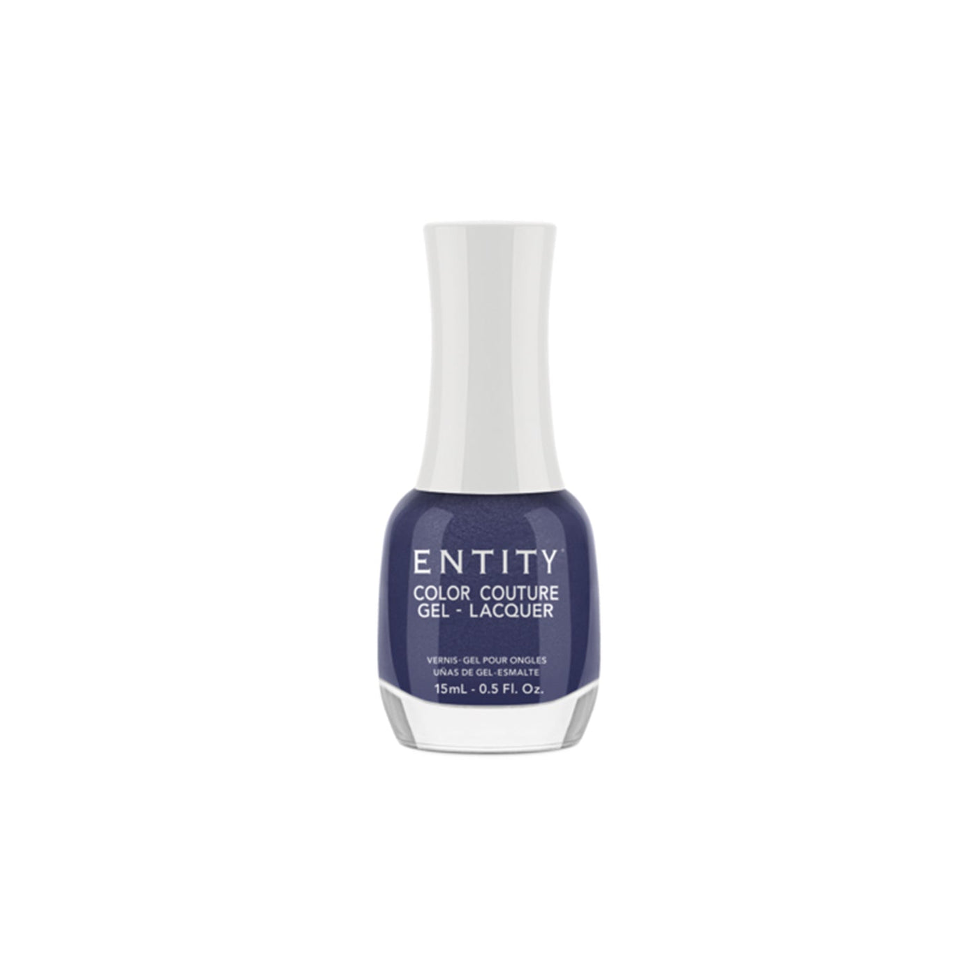 Professional manicure Entity Denim Diva Navy Blue Shimmer Gel-Lacquer