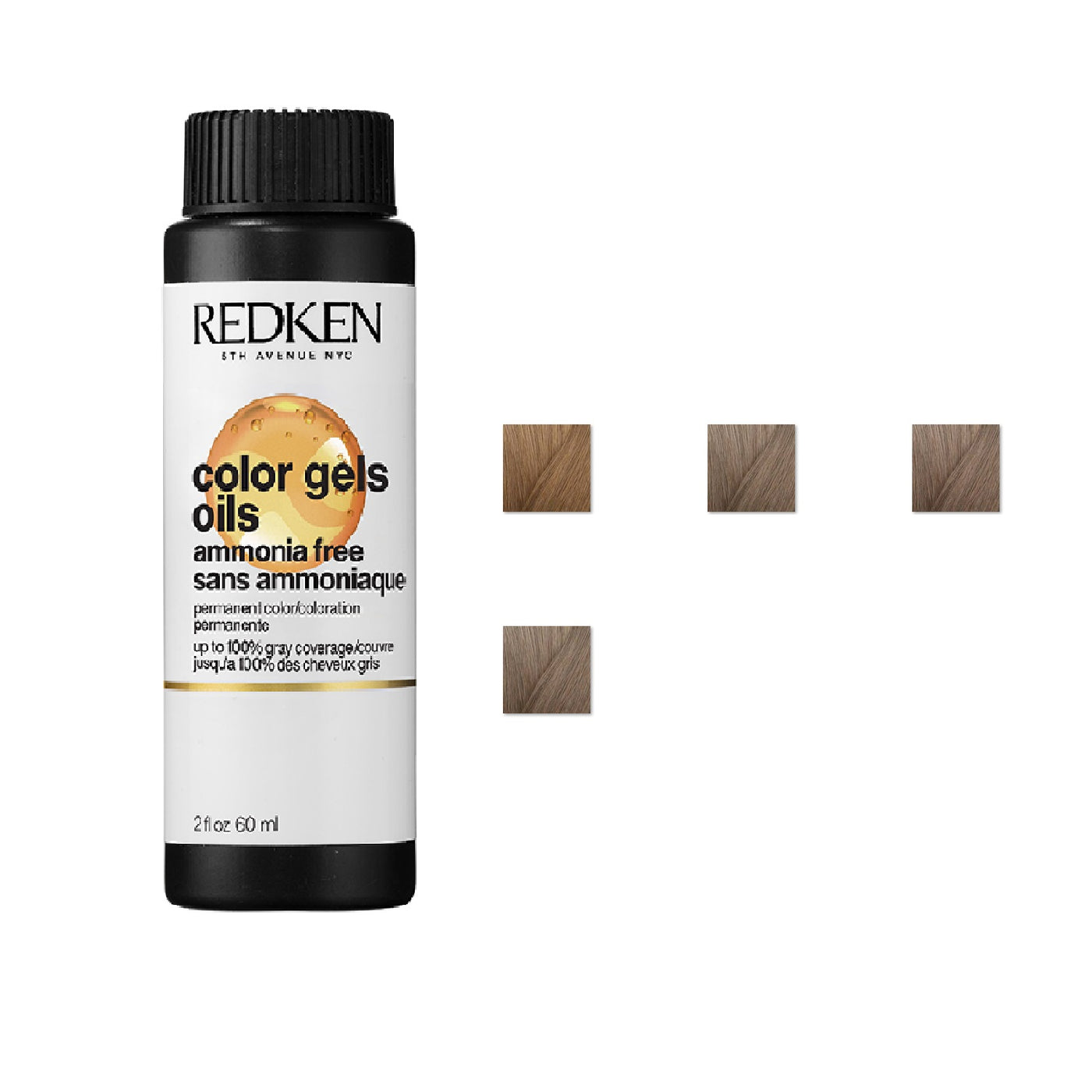 Redken - Color Gels Oils Permanent Liquid Hair Color - Level 08